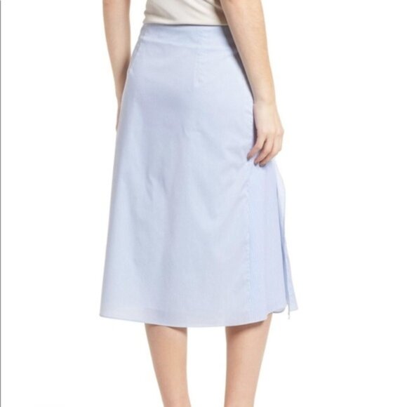 NWOT Trouve Mixed Stripe A Line Poplin Skirt woen's Size XL( R17) - Picture 6 of 8